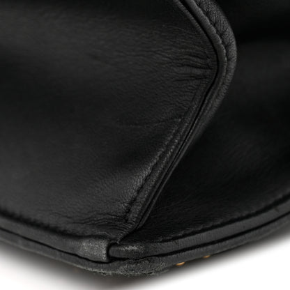 Christian Dior Lambskin Studded Medium Diorama Flap Bag Black 12 of 14
