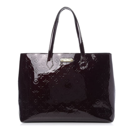 Louis Vuitton Vernis Wilshire MM Amarante 1 of 8