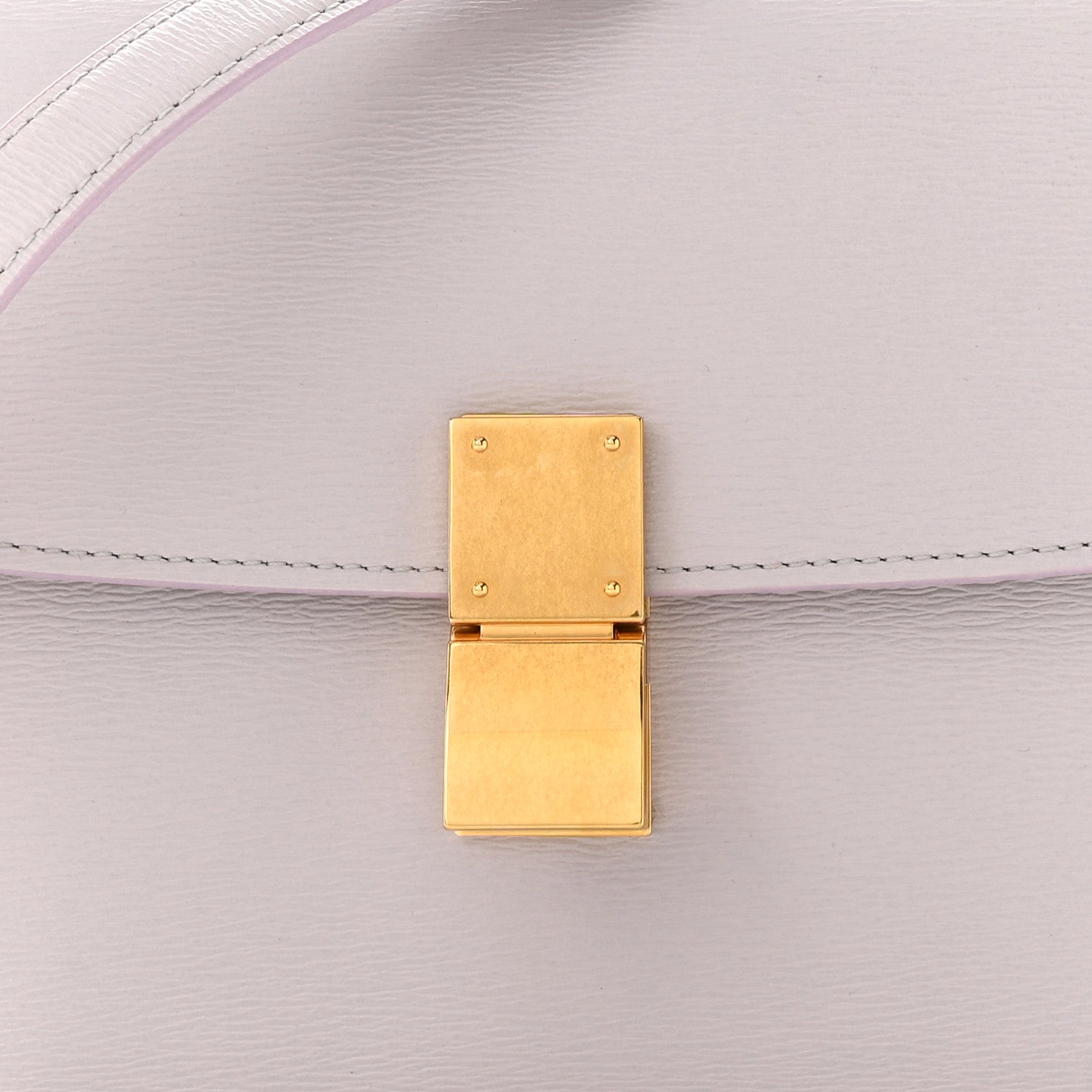Celine Liege Calfskin Teen Classic Box Flap Bag Lavender Grey 8 of 11