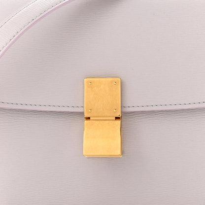 Celine Liege Calfskin Teen Classic Box Flap Bag Lavender Grey 8 of 11
