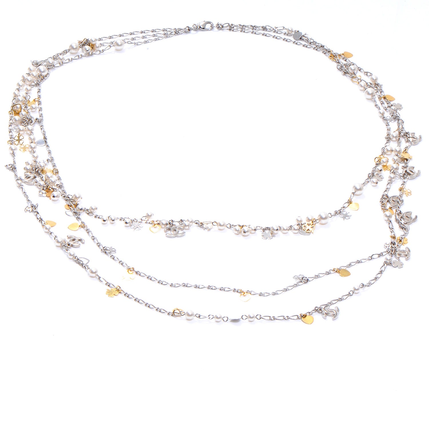 Chanel Multi Chain Lucky Symbols Necklace 3 of 6