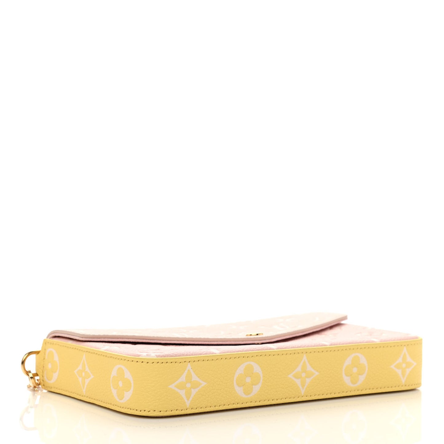 Empreinte Spring in the City Felicie Pochette Chain Wallet Pink Beige Yellow
