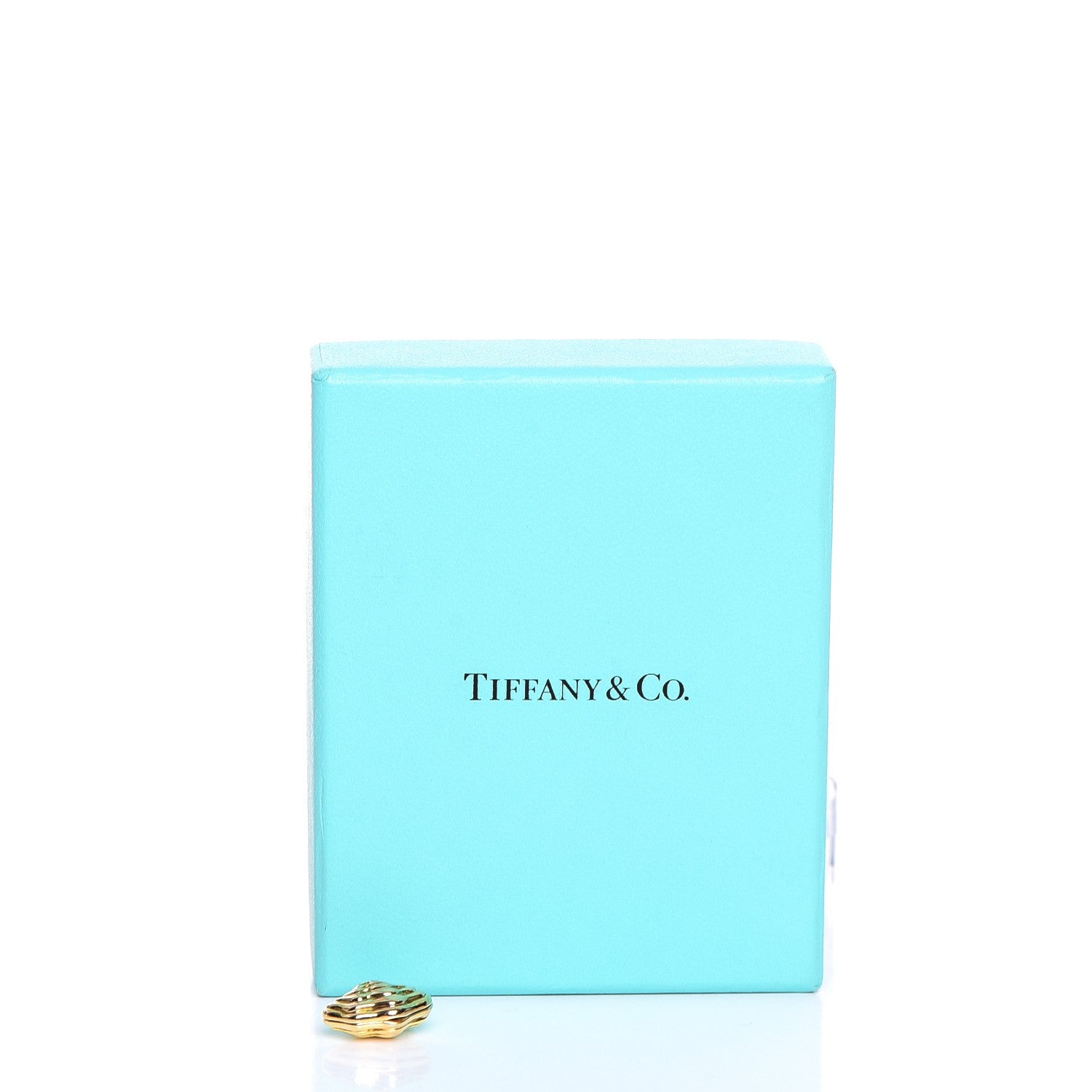 Tiffany 18K Yellow Gold Akoya Pearl Enamel Oyster Charm 5 of 5