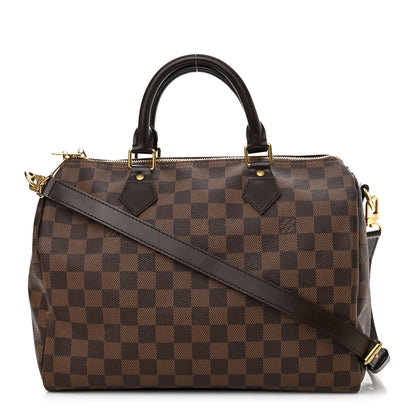 Louis Vuitton Damier Ebene Speedy Bandouliere 30 1 of 16