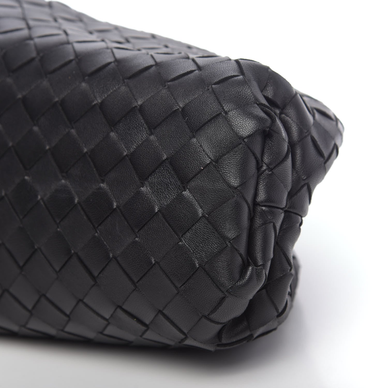 Bottega Veneta Nappa Maxi Intreccio The Pouch Oversized Clutch Black 9 of 9