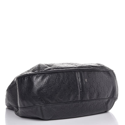 Gucci Guccissima Large New Ladies Web Hobo Black 4 of 11