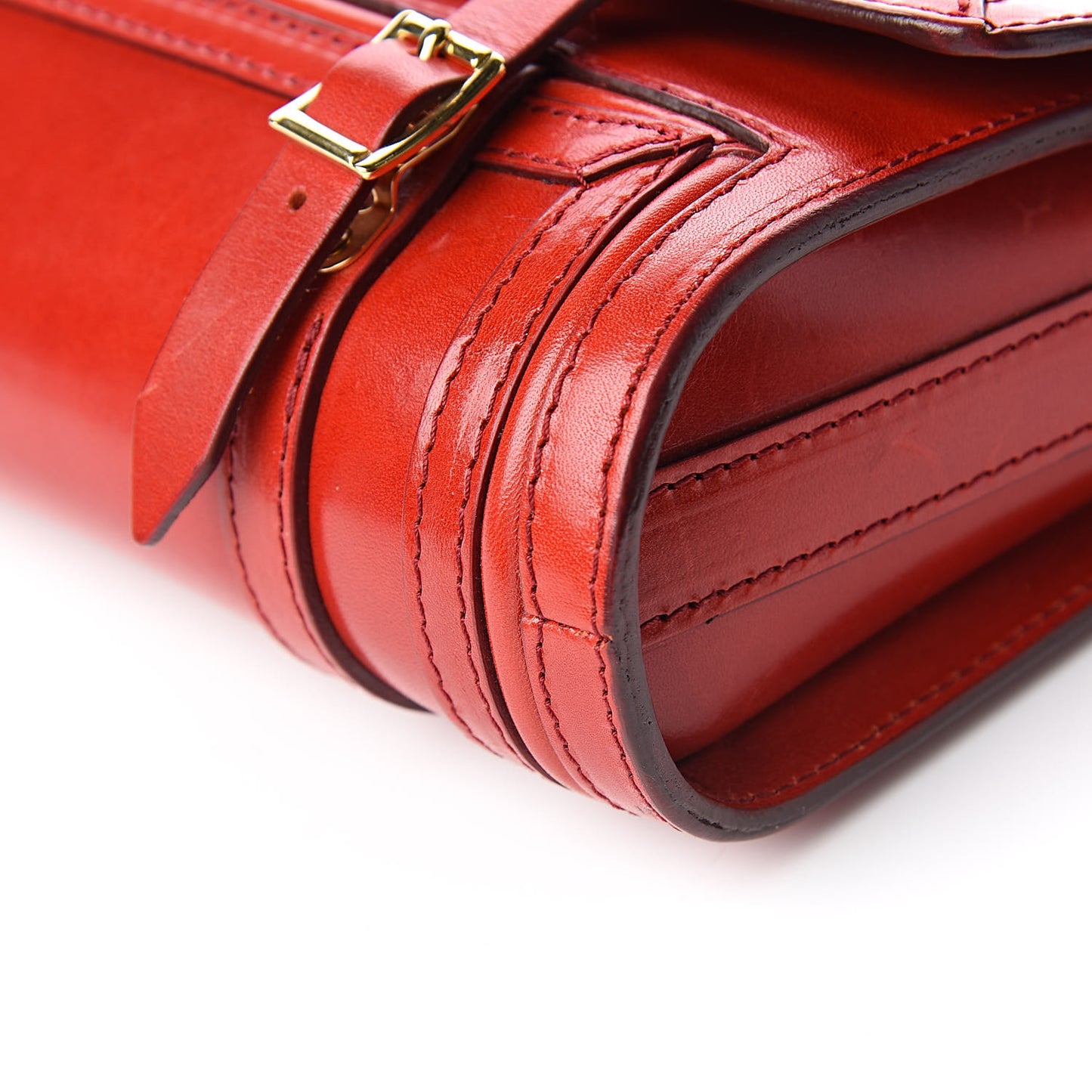 Bridle Calfskin Doyle Crossbody Red