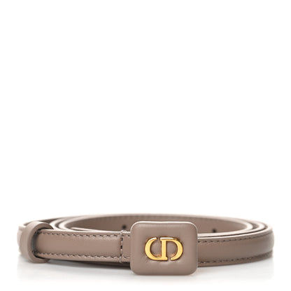 Christian Dior Calfskin Bobby CD Belt 85 Taupe 1 of 6