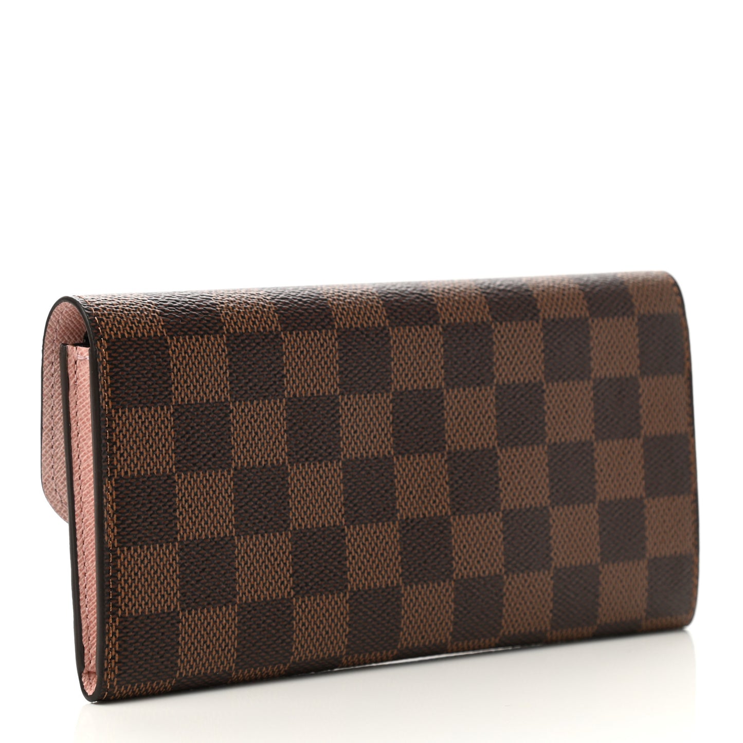 Damier Ebene Emilie Wallet Rose Ballerine