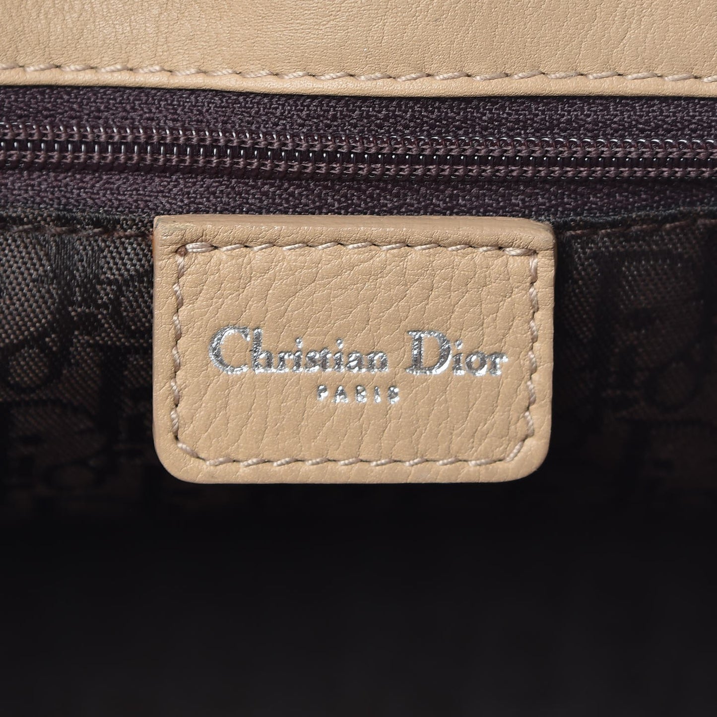 Calfskin Cannage Shoulder Bag Camel