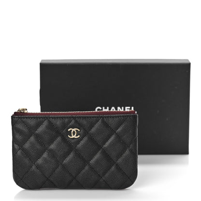 Chanel Caviar Quilted Small Cosmetic Case Black 10 of 10