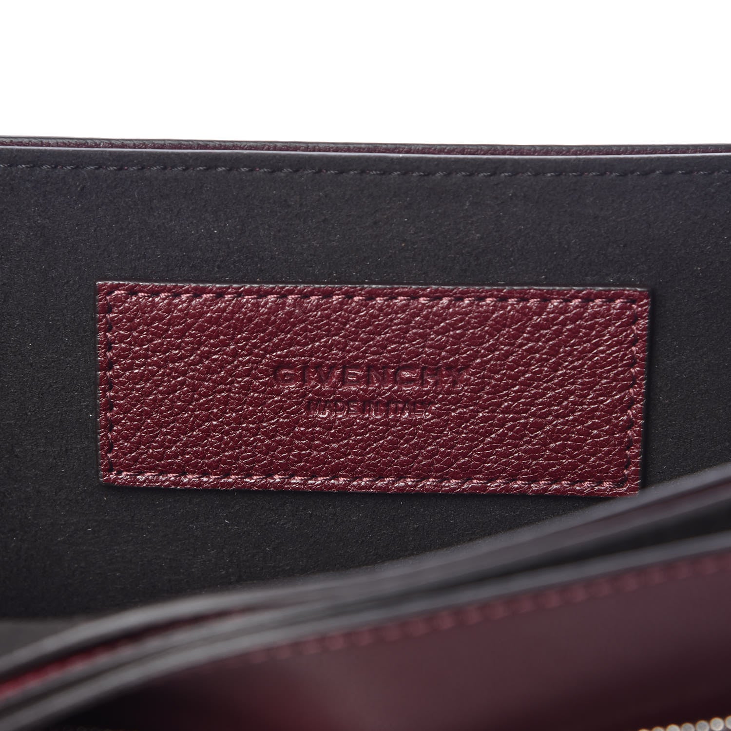 Givenchy Goatskin Medium GV3 Flap Aubergine 6 of 9