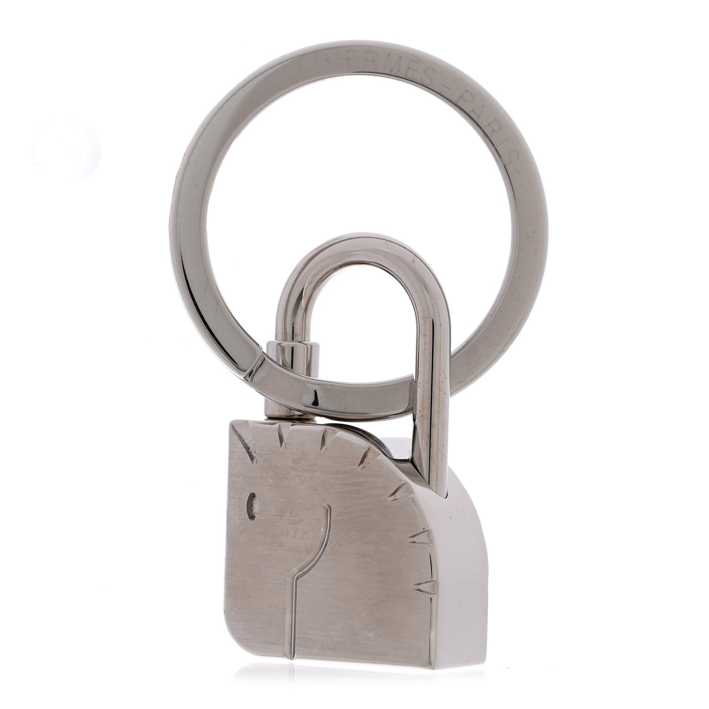 Palladium Cadenas Horse Key Ring