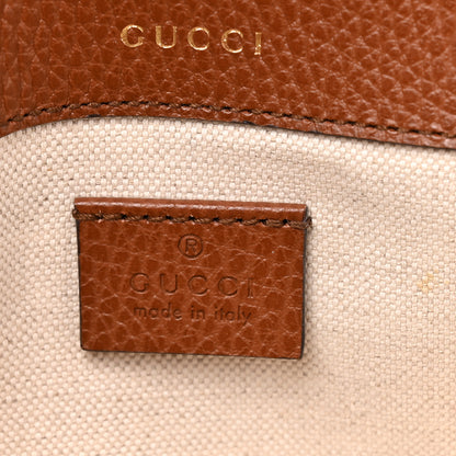 Gucci New Denim GG Monogram Dollar Calfskin Web Mini Horsebit 1955 Shoulder Bag Blue Tea Cuir Epilog 6 of 10