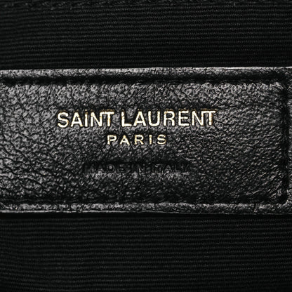 Saint Laurent Calfskin Matelasse Monogram Lou Camera Bag Black 6 of 11