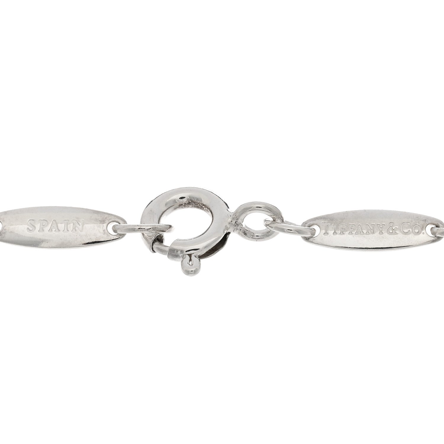 Tiffany Sterling Silver Elsa Peretti Open Heart Charm Bracelet 3 of 3