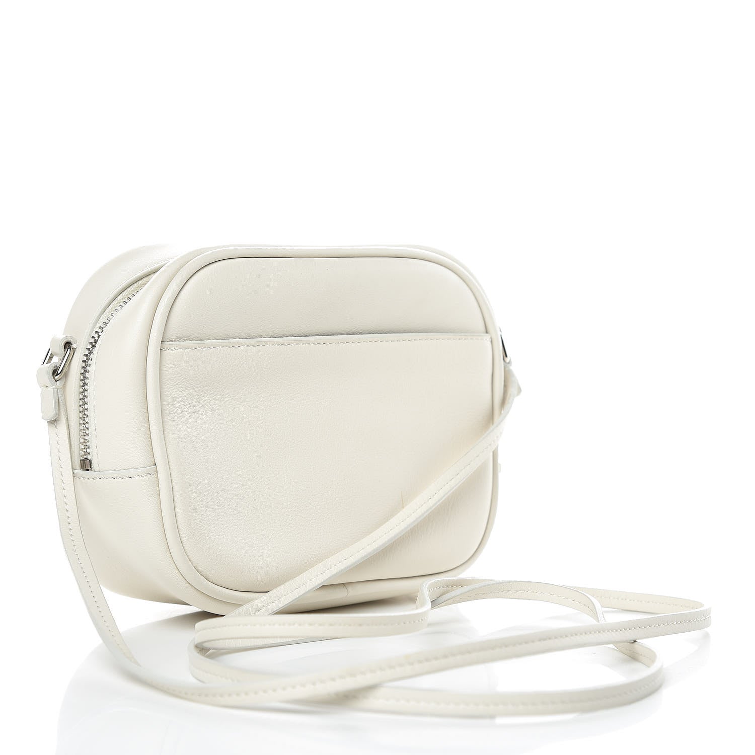 Saint Laurent Nappa Monogram Blogger Bag Icy White 3 of 8