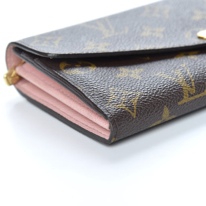 Louis Vuitton Monogram Sarah Wallet NM Rose Ballerine 7 of 9