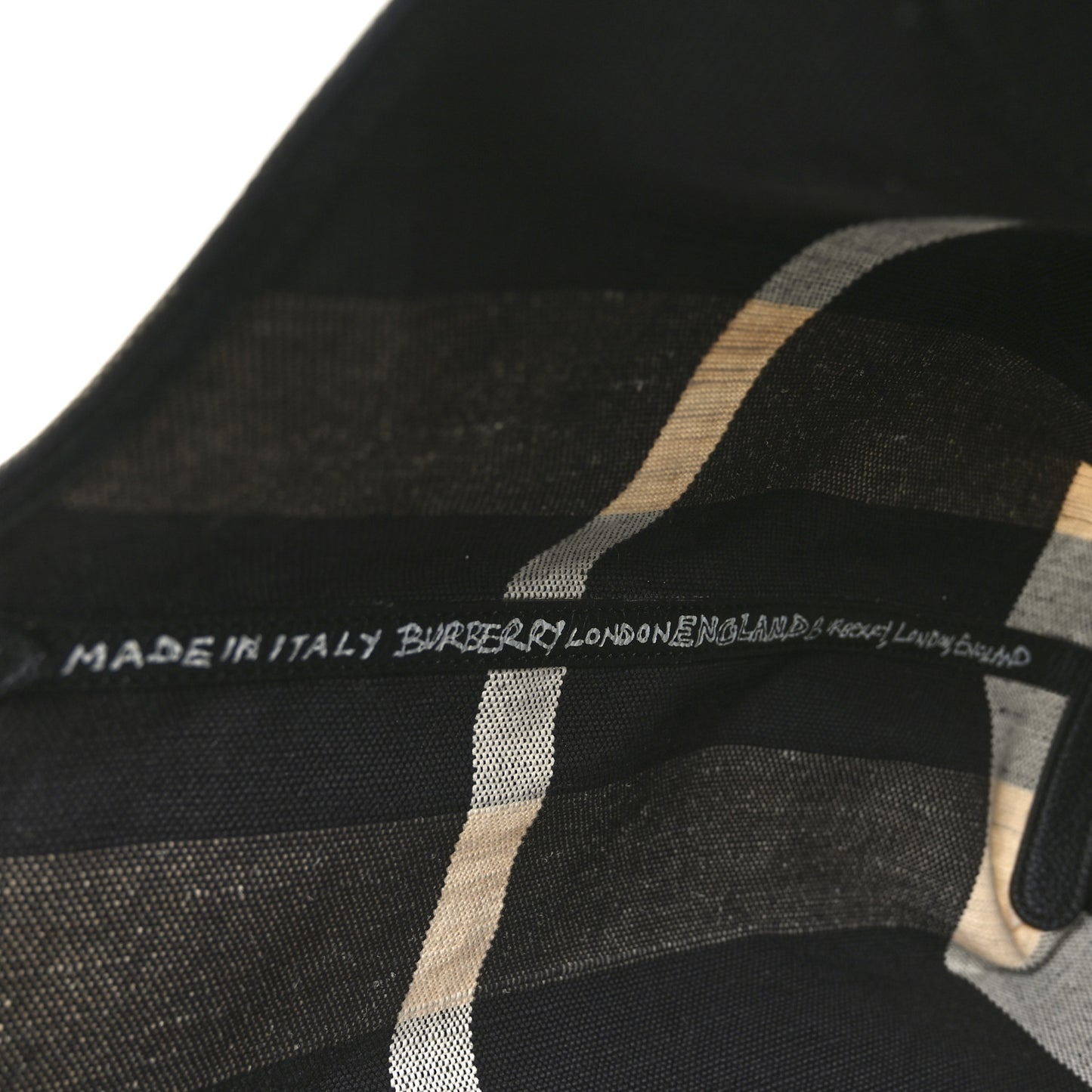 Coated Canvas Mega Check Medium Doodle Tote Black White