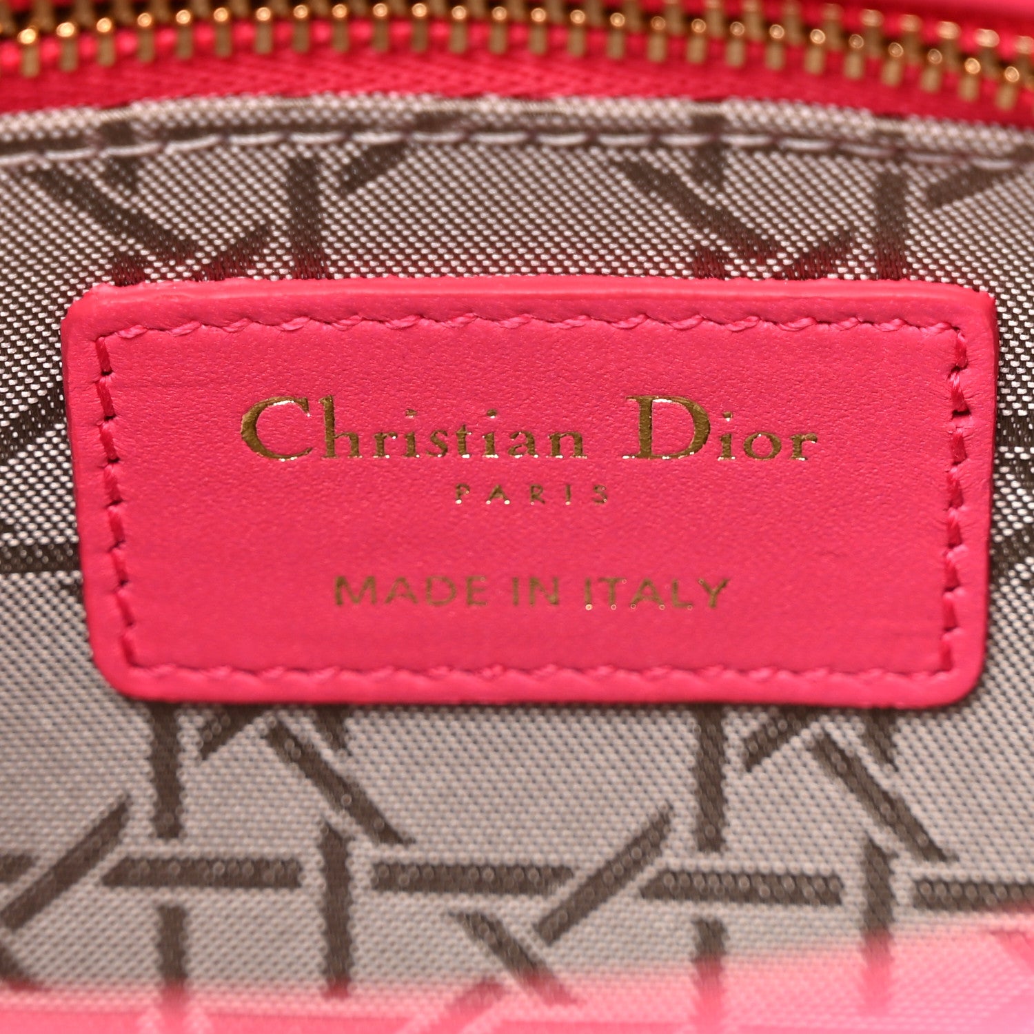 Christian Dior Lambskin Cannage Small My ABCDior Lady Dior Fraise 6 of 10