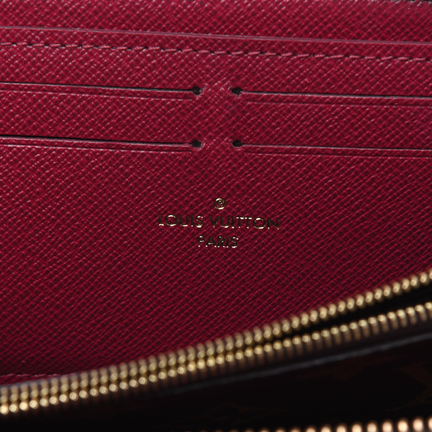 Monogram Clemence Wallet Fuchsia