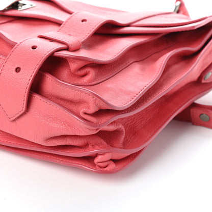 Proenza Schouler Lambskin Medium PS1 Satchel Hibiscus 9 of 9