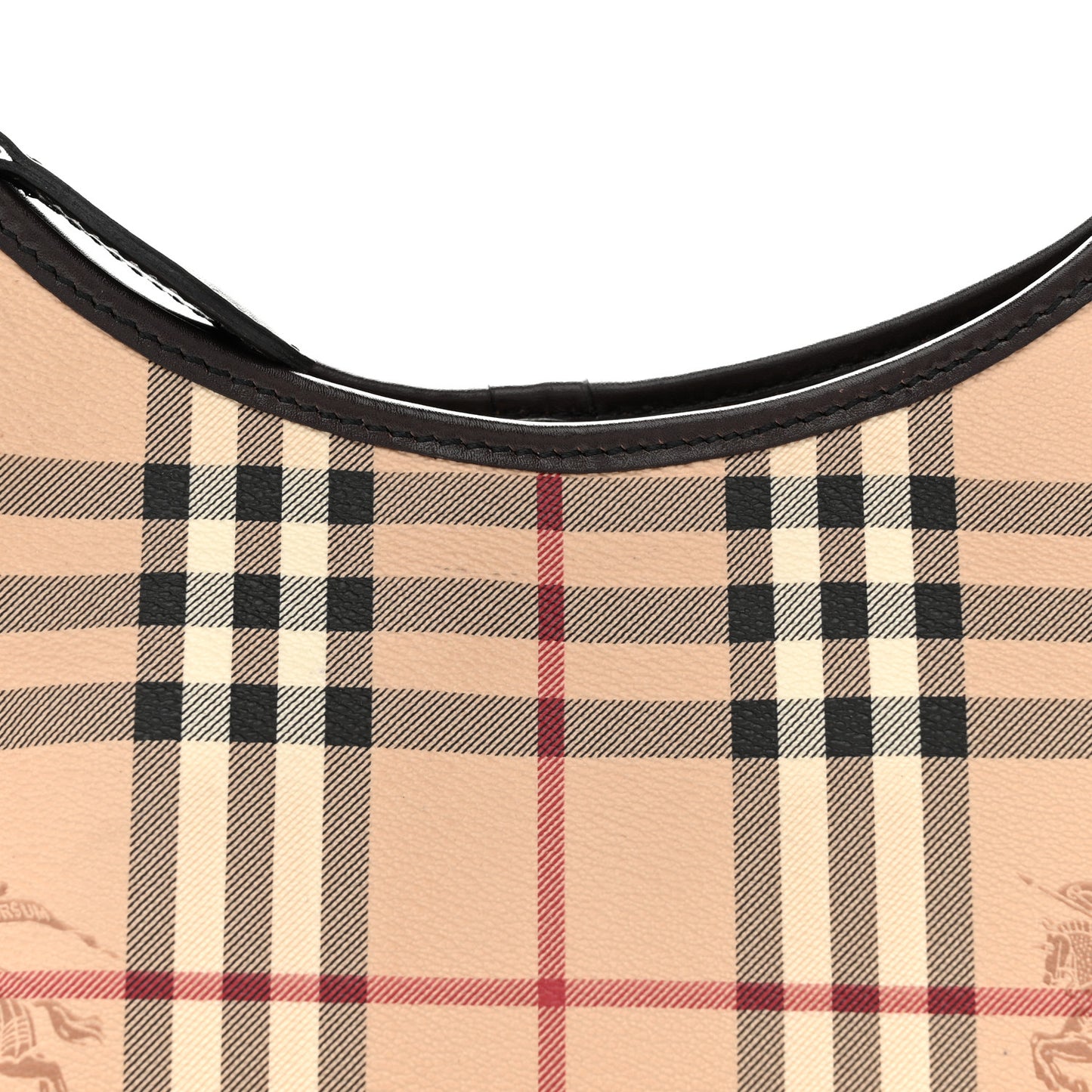 Haymarket Check Small Shoulder Bag Chocolate