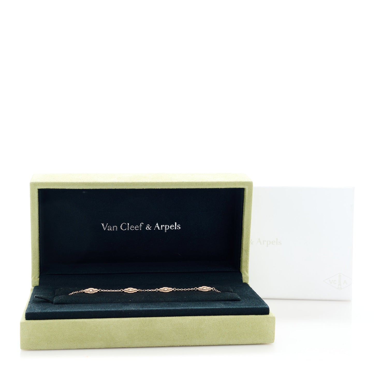 18K Rose Gold 6 Motifs Sweet Alhambra Bracelet