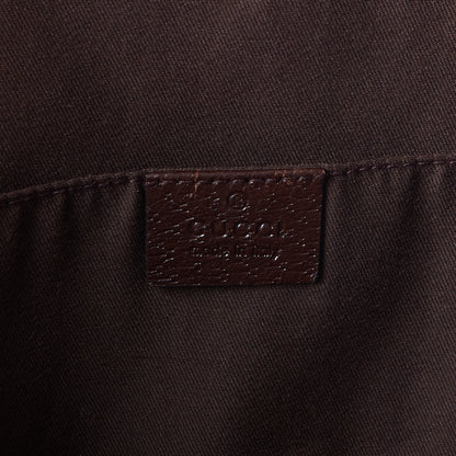 Gucci GG Monogram Medium Web Handle Vertical Tote Dark Brown 8 of 8