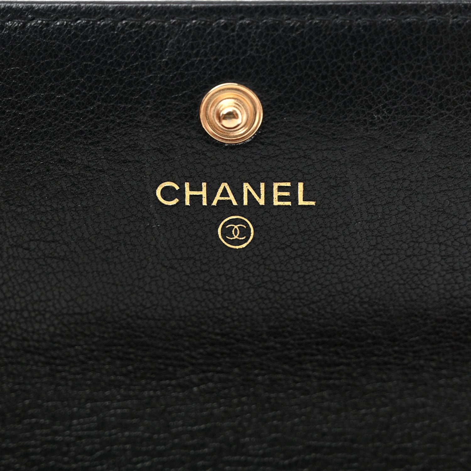 Chanel Lambskin Quilted Chanel 19 Flap Wallet Black 6 of 11