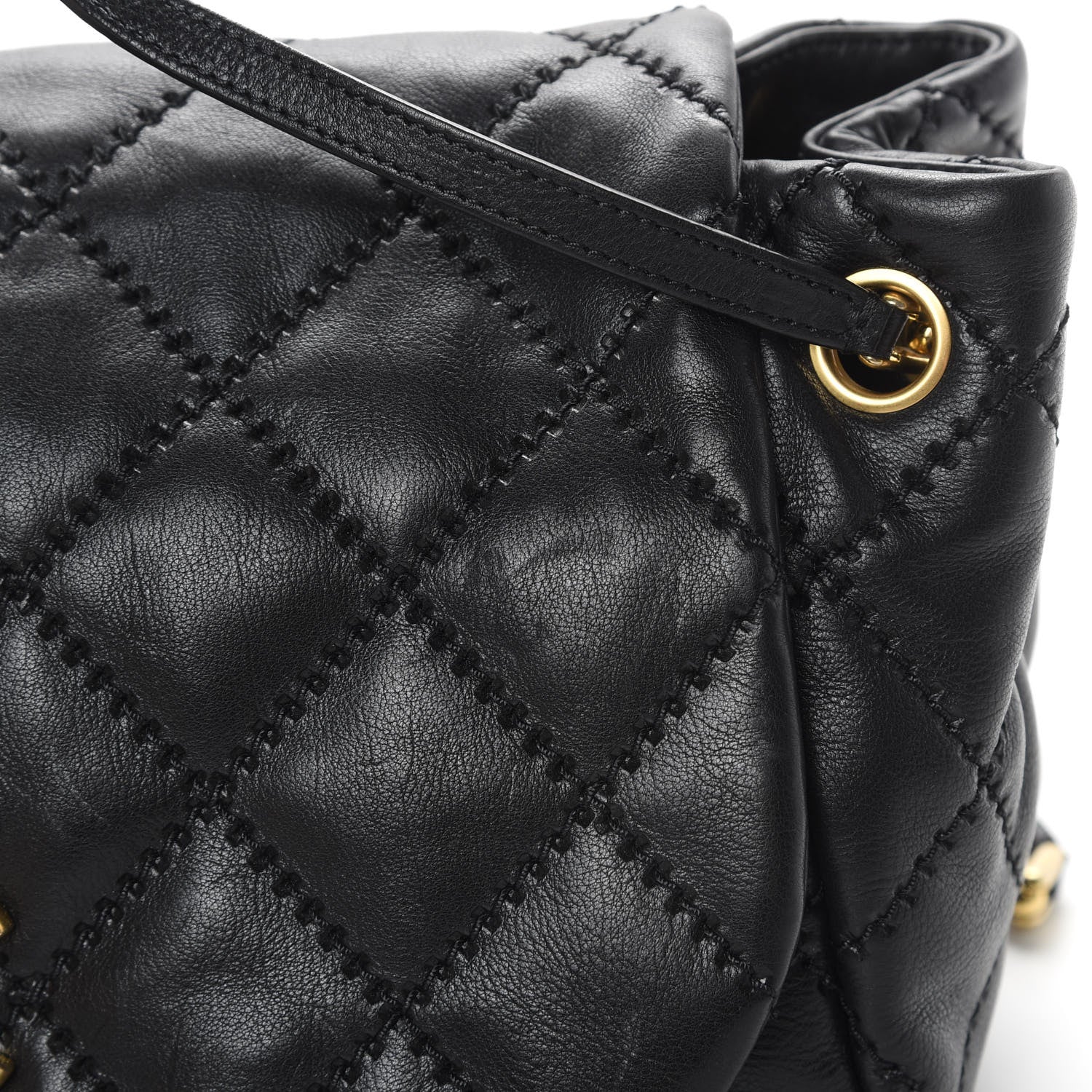 Chanel Calfskin Quilted Retro Chain Flap Black 13 of 13