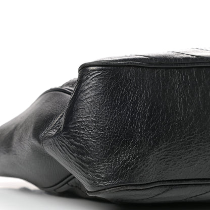 Saint Laurent Crinkled Calfskin Matelasse Monogram Large Niki Shopping Tote Bag Black 8 of 10