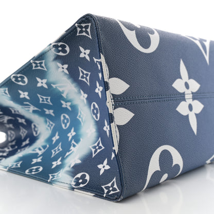 Louis Vuitton Monogram Escale Onthego GM Blue 9 of 10