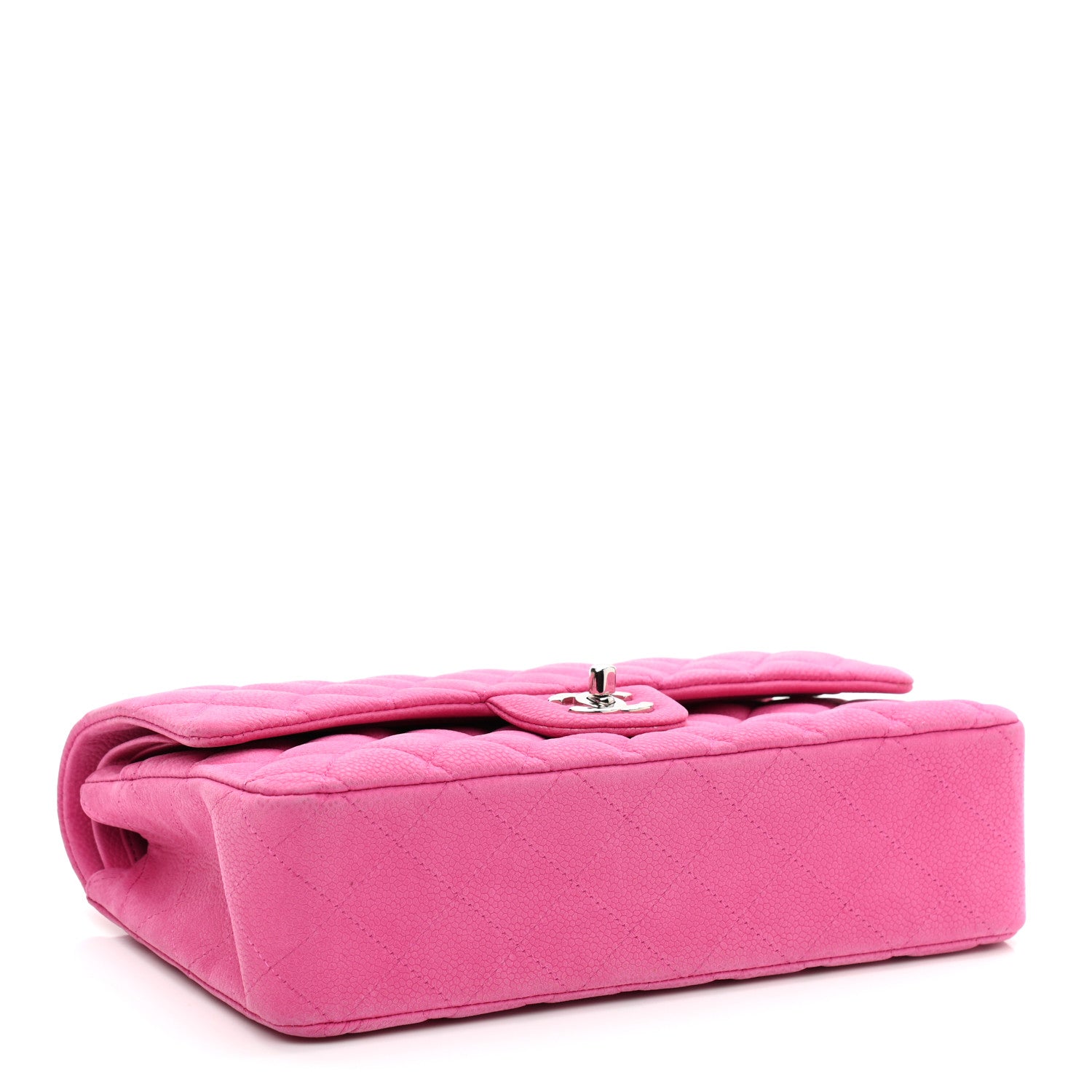 Chanel Iridescent Caviar Quilted Medium Double Flap Pink 4 of 12