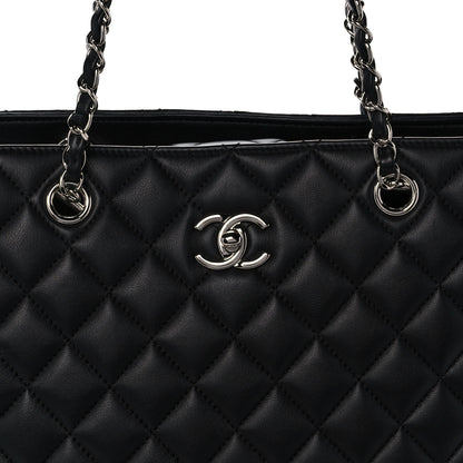 Chanel Calfskin Quilted Large Classic Shopping Tote Black 8 of 14