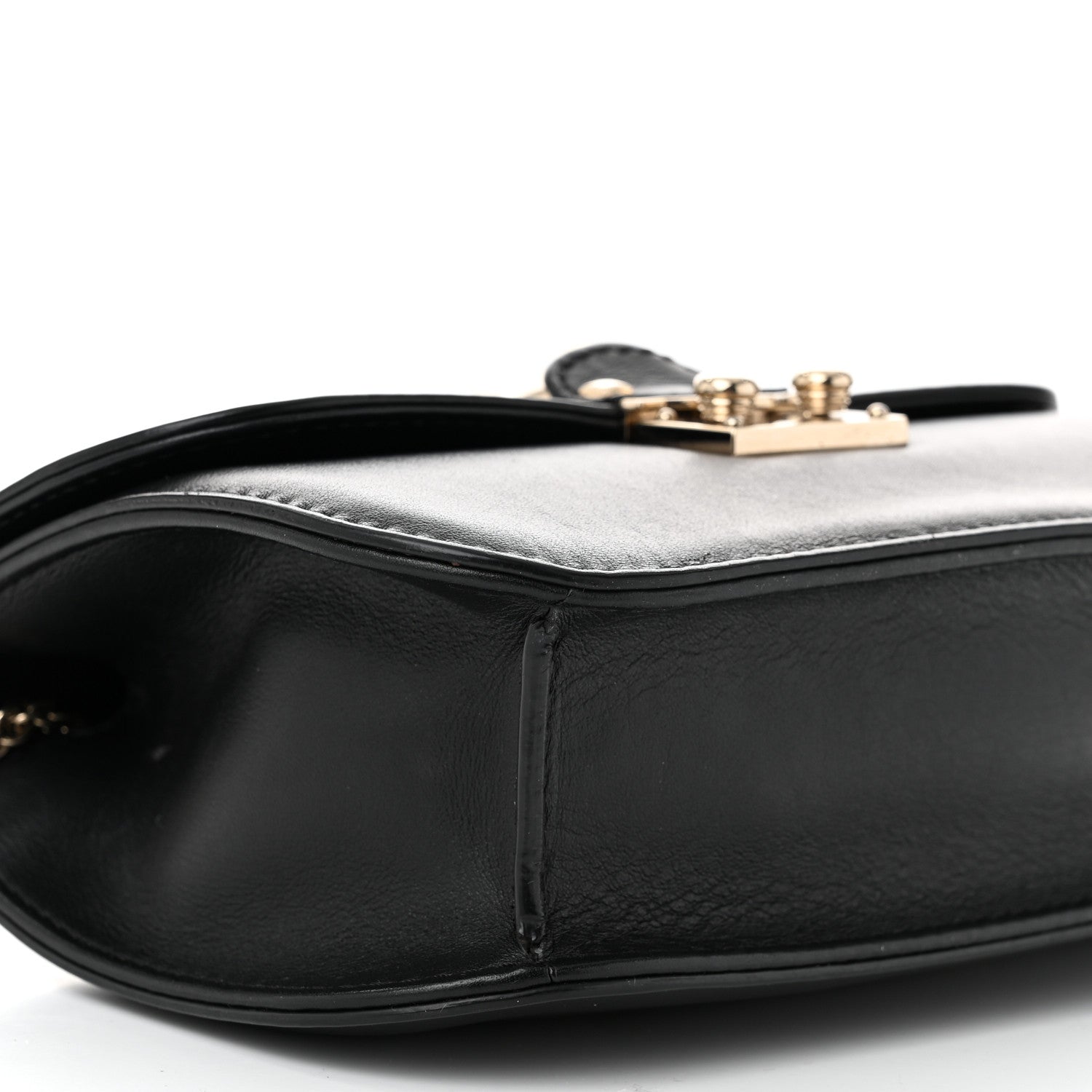 Valentino Garavani Vitello Small Glam Lock Rockstud Flap Black 8 of 9
