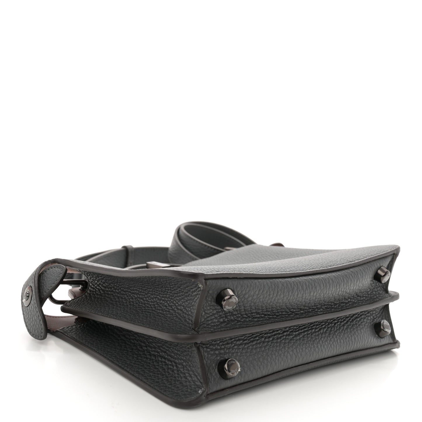 Cuoio Romano Vitello Cover Monochrome Peekaboo I SEE U Satchel