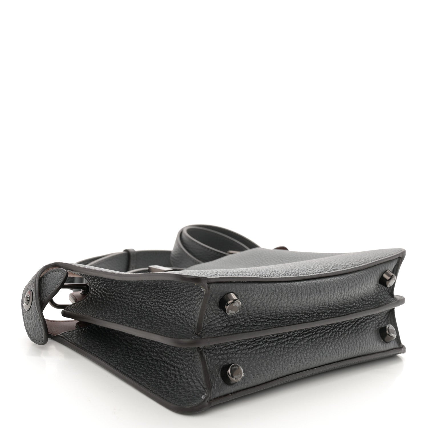 Fendi Cuoio Romano Vitello Cover Monochrome Peekaboo I SEE U Satchel 4 of 14