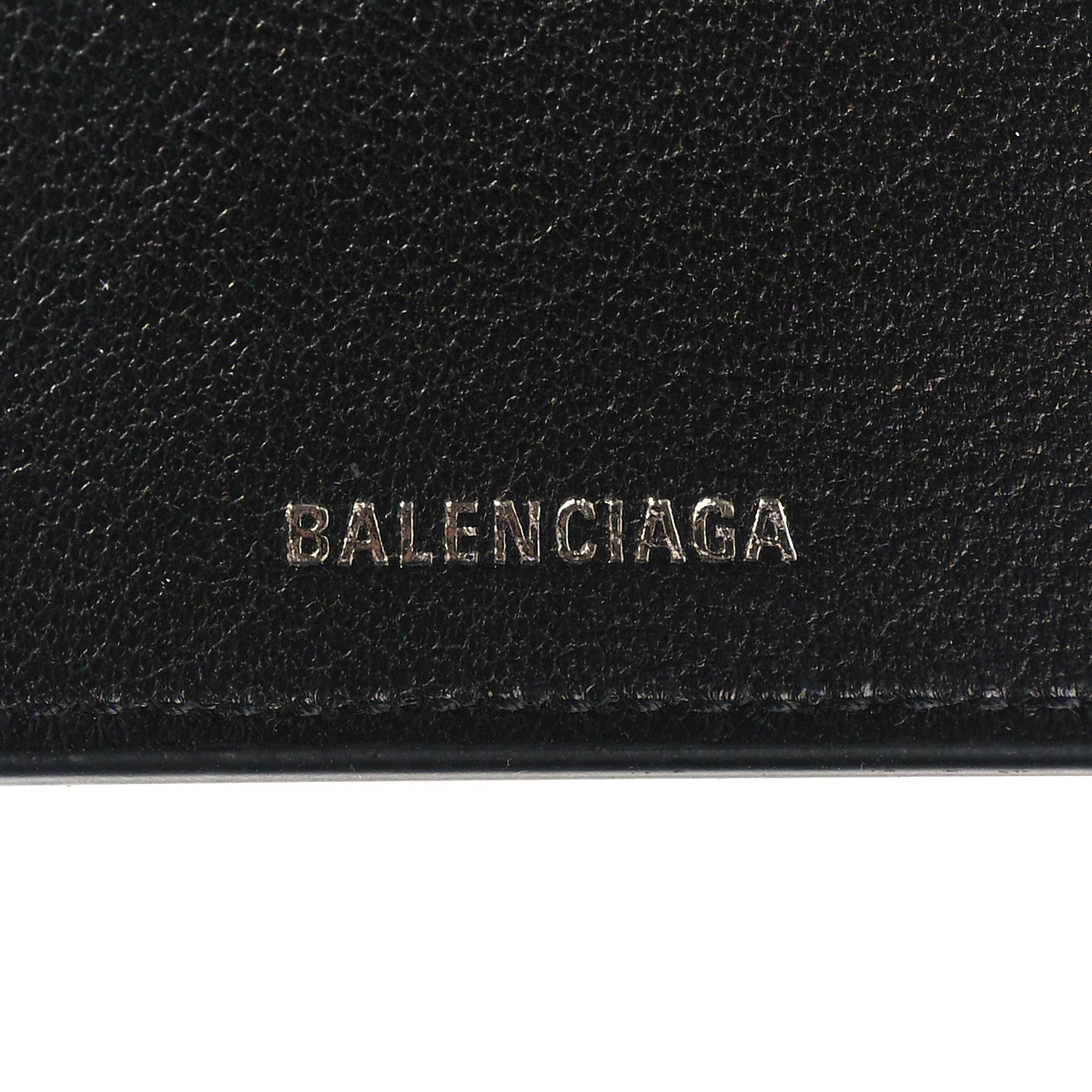 Balenciaga Calfskin Hello Kitty Mini Wallet Black 5 of 7