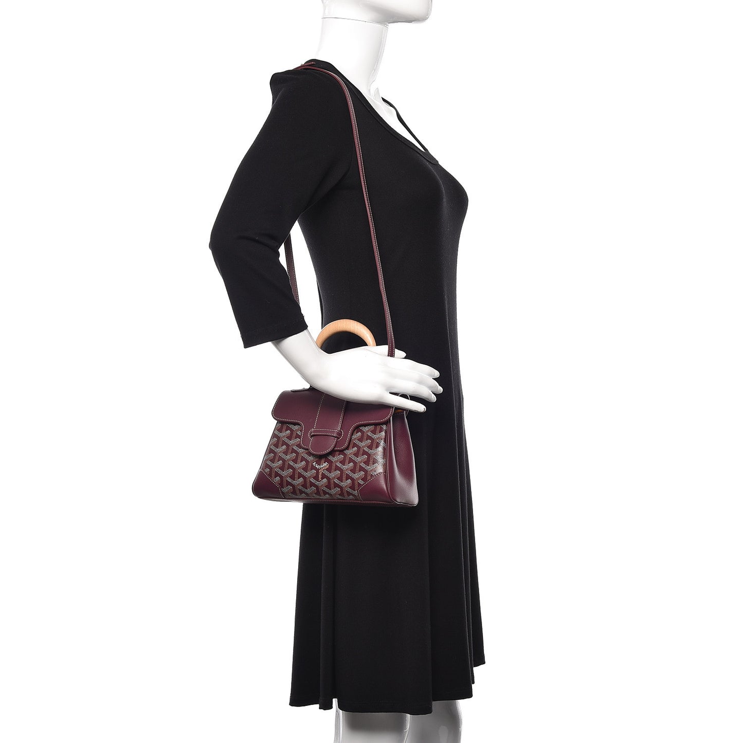 Goyardine Mini Saigon Burgundy