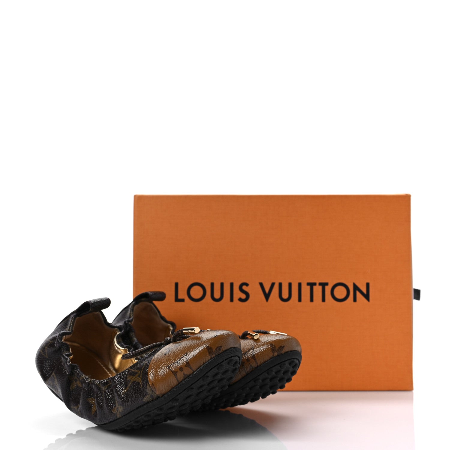 Louis Vuitton Monogram Flirty Ballerina Flats 37.5 Black 8 of 8