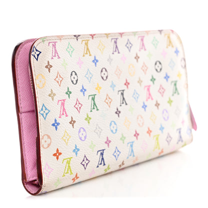 Louis Vuitton Monogram Multicolor Insolite Wallet White Litchi 3 of 7