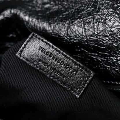 Saint Laurent Crinkled Calfskin Matelasse Monogram Medium Niki Chain Satchel Black 7 of 13