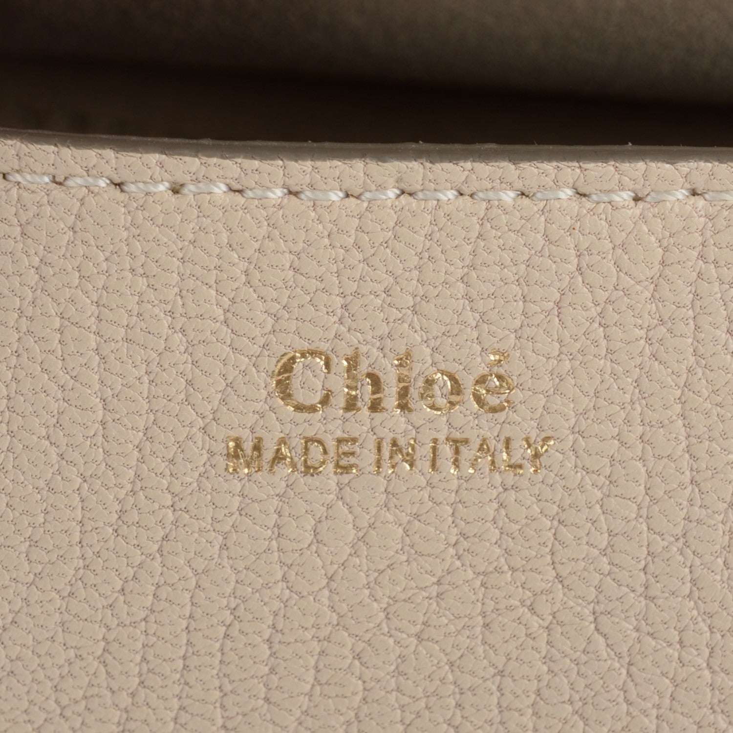 Chloe Grained Lambskin Drew Shoulder Bag Cement Pink 5 of 7