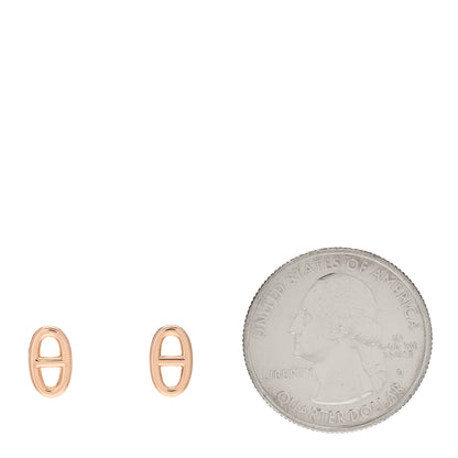 Hermes 18K Rose Gold TPM Farandole Stud Earrings 2 of 5