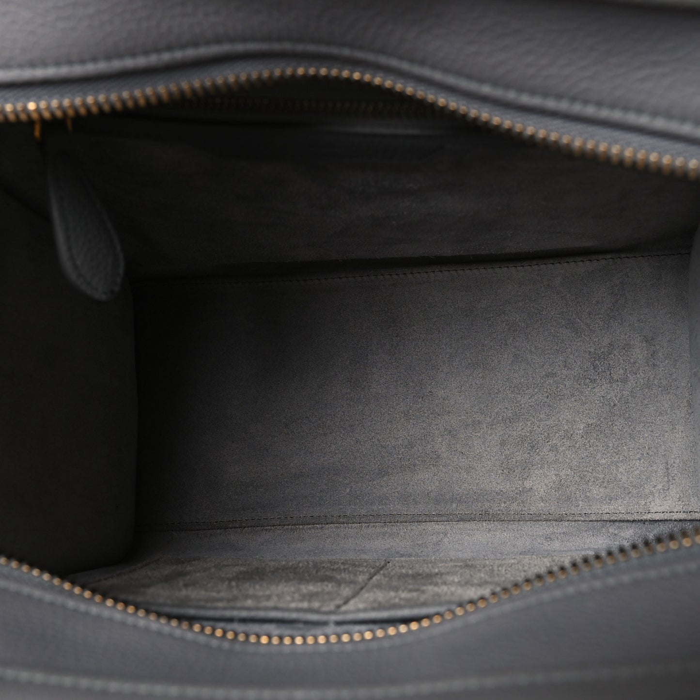 Baby Drummed Calfskin Micro Luggage Kohl