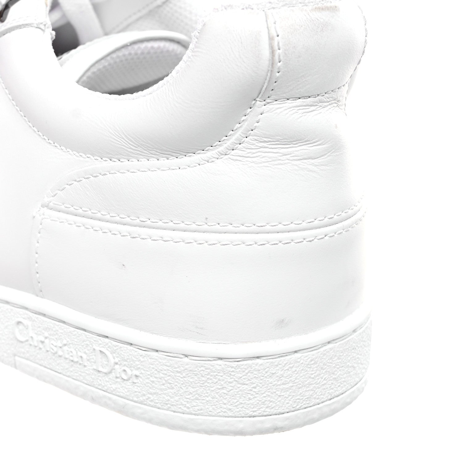 Christian Dior Calfskin Suede Dior Star Low Top Sneakers 37 White 9 of 9