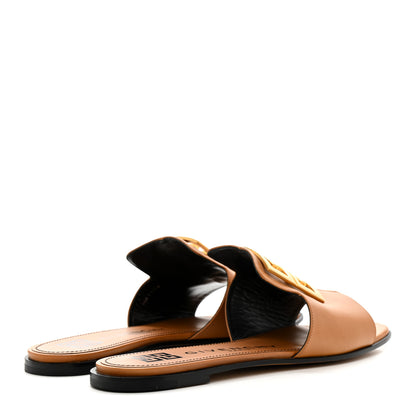Givenchy Smooth Calfskin 4G Flat Sandals 39.5 Brown 5 of 10