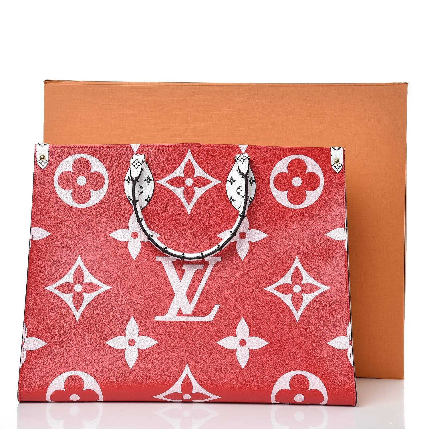Louis Vuitton Monogram Giant Onthego GM Rouge Rose 11 of 11