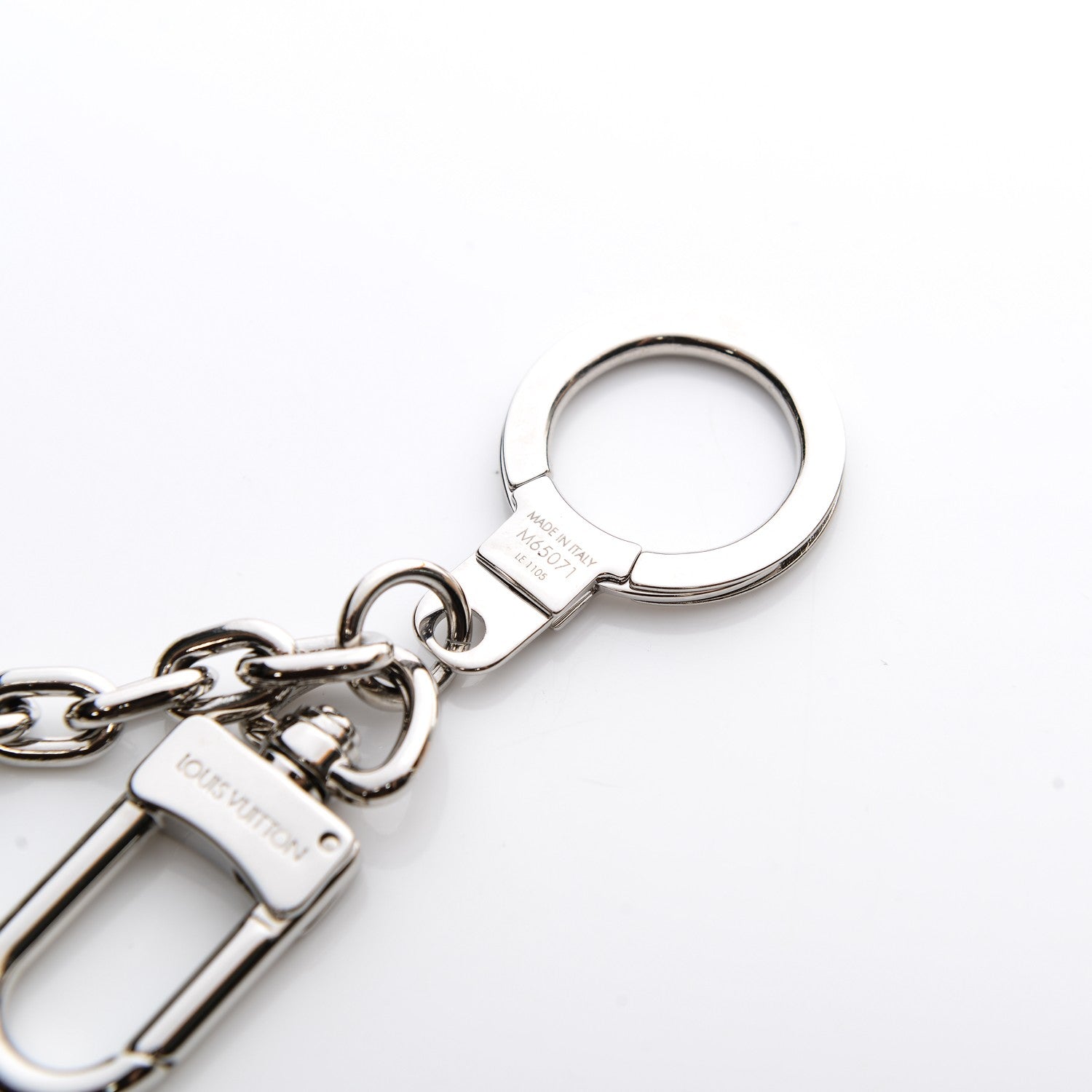 Louis Vuitton LV Initials Key Holder Silver 4 of 4